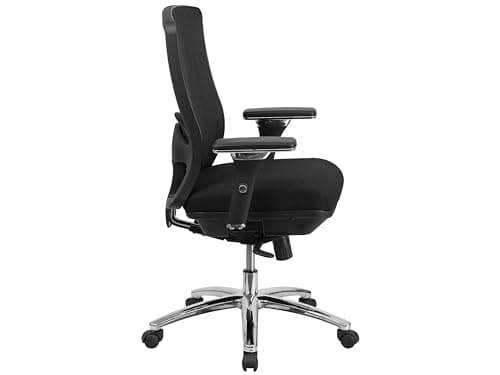Flash Furniture HERCULES Series 24/7 Intensive Use Big & Tall 350 lb. Rated Black Mesh Multifunction Swivel Ergonomic Office Chair