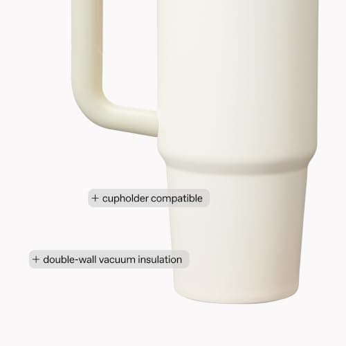 Handle and Straw | 3-Position Lid | Cup Holder Compatible for Travel | Insulated Stainless Steel Cup | BPA-Free STANLEY Quencher H2.0 Flow State Tumbler, 30 oz, Ash B0CJZF9XZZ