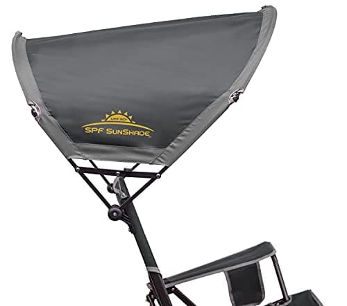GCI Outdoor Sunshade Rocker Outdoor Rocking Chair with Canopy
