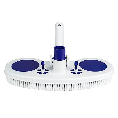 Poolmaster Deluxe Weighted Vinyl Liner Pool Vacuum Head With Air-Relief Valves, Safe Cleaning for Inground & Above-Ground Pools – Fits 1-1/4" & 1-1/2" Hoses