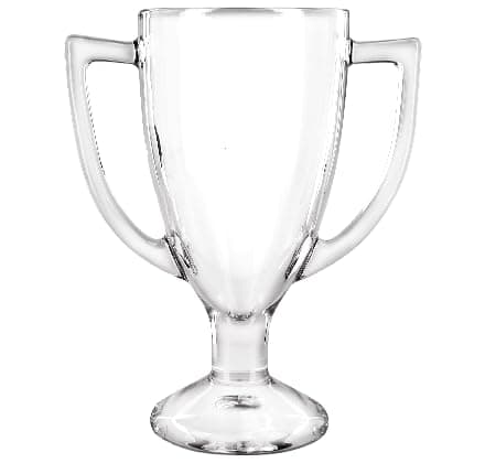 Crown Awards 7" Custom Engraved Cup Trophy, Personalized Glass Cup Award with Your Text B087MZ52CB