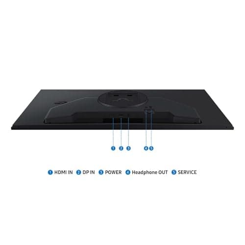 Samsung 32” Odyssey G5 G50F QHD Resolution Gaming Monitor, 180Hz Refresh Rate, Fast IPS Panel, HDR10, NVIDIA G-Sync Compatible, 1ms Response Time (GtG), AMD FreeSync™, Adjustable Stand, LS32FG502ENXZA