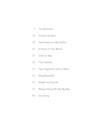 Taylor Swift Piano Vocal Guitar Songbook | Country Pop Sheet Music Arranged for Voice Piano Guitar | 11 Songs with Full Lyrics and Chords | Easy Pop Music Book for Beginners