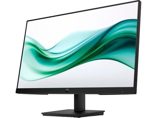 HP V24v G5 24" FHD Computer Monitor (1920x1080), 75Hz Anti-Glare Display, AMD FreeSync, HDMI, VESA Mount, Black, with Dockztorm Dock