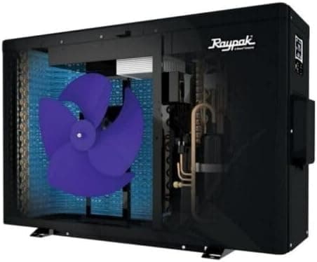 Raypak Crosswind 30i 28,000BTU Heat/Cool Electric Pool Heat Pump 208/230V Hard Wire - Not Plug-in - Inverter Technology, WiFi Capable, Above Ground & In Ground Pools and spas -Heater and Chiller