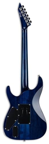 ESP LTD MH-1000 QM Electric Guitar - Black Ocean