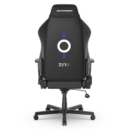 DXRacer Drifting L Ergonomic Video Gaming Chair with Lumbar Support and Headrest, Office Reclining Computer Chair for Adults (EPU Leatherette, Zero)