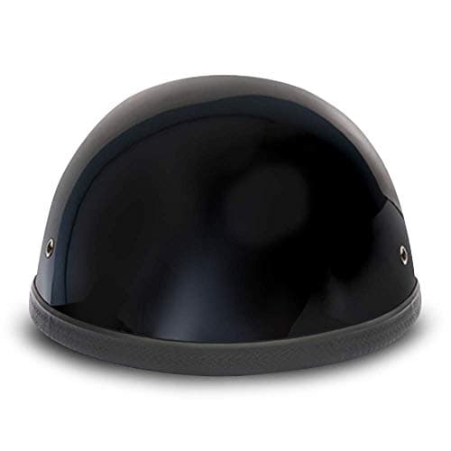 Daytona Helmets Eagle Headgear for Men - Novelty Half Helmet with Breathable Liner - Retro Skull Cap Helmet with Head Wrap