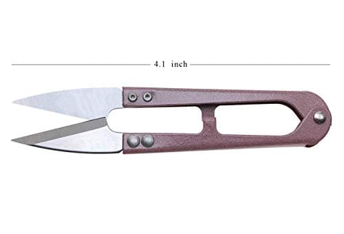 DEEINN 4.1inch Sewing Scissors(pack of 3) Yarn Thread Cutter Small Snips Trimming Nipper - Great for Stitch, Mini DIY Supplies (Multicolored-3)