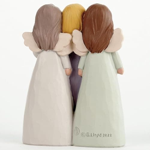 Current Current Three Friends Figurine 4 1/4" Tall, Cast Resin Holiday Table Top Décor