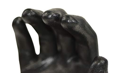 G & F Products 12 PAIRS Mens Working Gloves with Micro Foam Coating - Garden Gloves Texture Grip - men’s Work Glove For general purpose, construction, yardwork, Large (1519L-12),Grey/Black