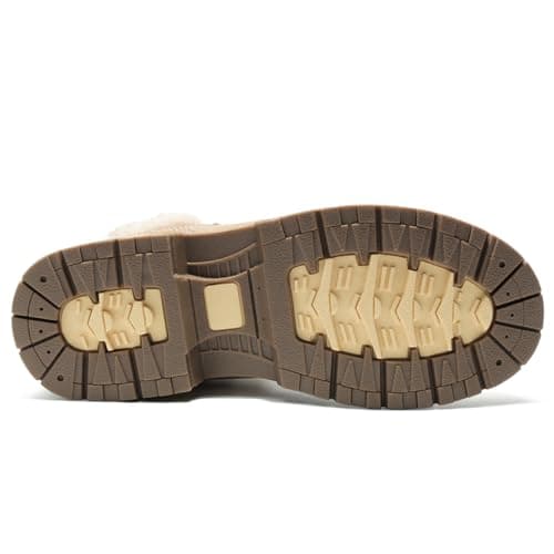 COTTIMO Womens Hiking Snow Winter Boots- Ladies Casual Outdoor Lightweight Ankle Boots Work Backpacking Lace up Fur Lined Walking Trekking Shoes