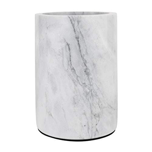 Homeries Marble Wine Chiller Bucket - Wine & Champagne Cooler for Parties, Dinner – Keep Wine & Beverages Cold, Wine Chillers for Bottles – Holds Any 750ml Bottle - Ideal Gift for Wine Enthusiasts
