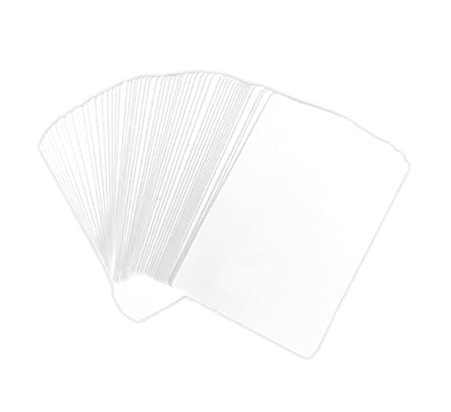 Regal Games 208 Blank Playing Cards to Write On - Custom Blank Deck of Cards - (2.5" x 3.5") Cardstock White Poker Size - 4 Packs x 52 Cards