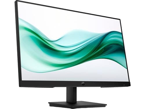 HP V24v G5 24" FHD Computer Monitor (1920x1080), 75Hz Anti-Glare Display, AMD FreeSync, HDMI, VESA Mount, Black, with Dockztorm Dock