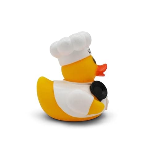 Funny Rubber Duck – Hilarious Decorative Duck for Bathroom, Jeep, Desk, or Gag Gift – Quirky Collectible with Sarcastic Quote – Great Gift for Adults, Coworkers, or Friends-Chef B0FHHWFBFC