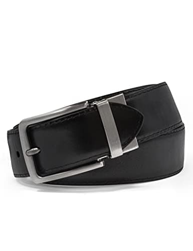 Steve Madden mens Reversible Men's Dress Casual Every Day Leather Belt