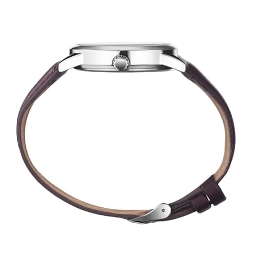 Kakabi Watch for Men, Easy Reader Unisex Analog Quartz Waterproof Wristwatch with Date and Leather Band, Casual Simple Fashion Mens Watches Gift