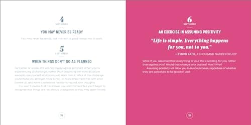 A Year of Positive Thinking: Daily Inspiration, Wisdom, and Courage, A Guide to Transforming Your Mindset (A Year of Daily Reflections)