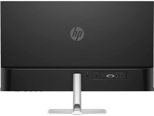 HP 27 inch 1080P Computer Monitor in Silver and Black, 27" Full HD (1920 x 1080) 75Hz Anti-Glare IPS Display with AMD FreeSync, 2 HDMI, 1 VGA, Highly Accurate Color (2026 Model) with Docztorm Dock