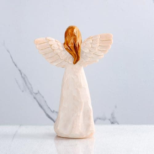 Retirement Gifts for Women, Happy Retirement Party Decorations, Retired Gifts for Teachers Coworkers Nurses Friends Sisters Retirement Gift for Woman, 5.5” Resin Angel Figurine - Retirement Gifts B0DF368QNW