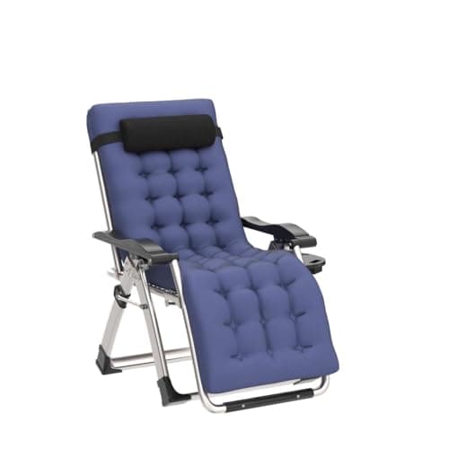 Slsy Zero Gravity Chair, Reclining Lounge Chair with Removable Cushion & Tray for Indoor and Outdoor, Patio Recliner Folding Reclining Chair