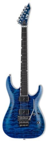 ESP LTD MH-1000 QM Electric Guitar - Black Ocean