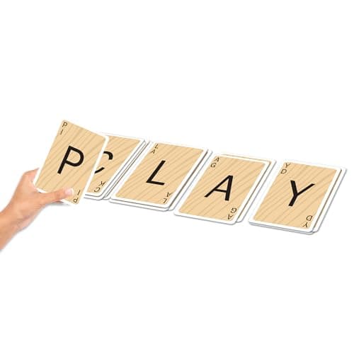 Scrabble Slam Card Game The Original 2000's Mega Hit, Fast-Paced Card Game Version of Scrabble, for 2 to 4 Players, Ages 8+