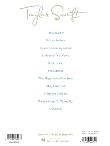 Taylor Swift Piano Vocal Guitar Songbook | Country Pop Sheet Music Arranged for Voice Piano Guitar | 11 Songs with Full Lyrics and Chords | Easy Pop Music Book for Beginners