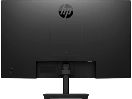 HP V24v G5 24" FHD Computer Monitor (1920x1080), 75Hz Anti-Glare Display, AMD FreeSync, HDMI, VESA Mount, Black, with Dockztorm Dock