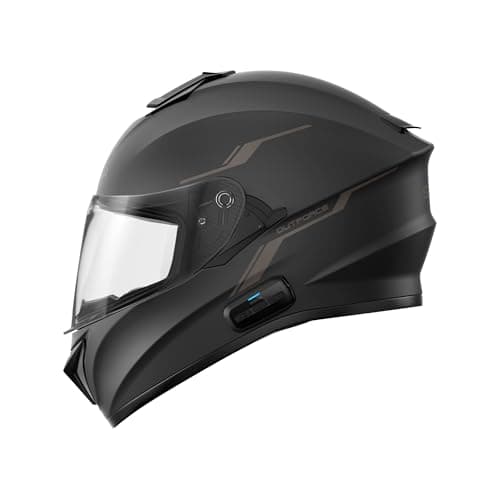 Sena OutForce Smart Helmet Full Face (Matt Black, Medium) (OUTFORCE-MB00M - SP85