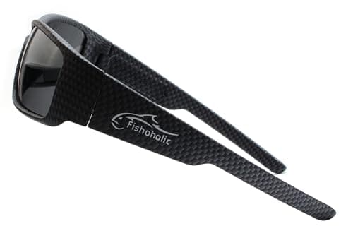 Fishoholic Polarized Fishing Sunglasses UV400 (14 Options) Fishing Gift with Hard Case & Pouch