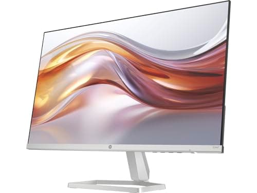 HP 24" 100Hz 300 nits IPS FHD (1920x1080) Monitor (Replaces M24f) w/Docztorm Hub USB Port Expander, Flicker-Free, Adjustable Tilt, 1x HDMI 1.4, 1x VGA, Black/Silver (2026 Latest Model)