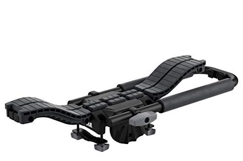 Thule Compass Kayak and SUP roof Rack - Carries 2 Kayaks or 2 SUPs - J-Style Carrier - Universal mounting Hardware Included - Fits 36" Wide Kayaks and SUPs - 130lb Weight Limit