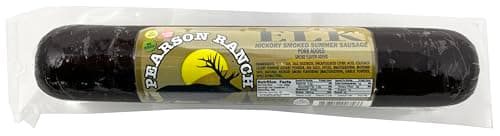 PEARSON RANCH Exotic Meats Ammo Can Gift Set Includes Elk, Buffalo and Venison Summer Sausage and 2 Blocks of Cheese, Cheese and Sausage Box (5 Items Total Inside The Ammo Can)