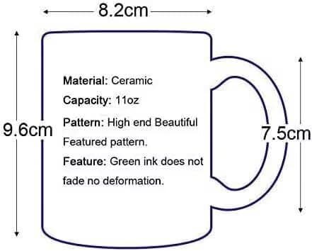 Funny Ceramic Coffee Mug don't Give Up What You Want Most for What You Want Right Now Tea Cup Print Mug Coffee Cup Gift 11 oz