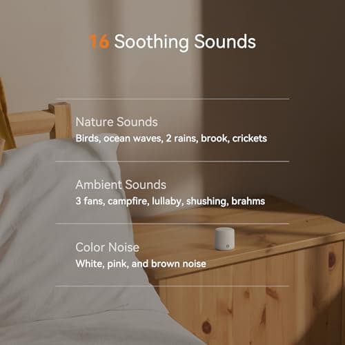 Egg-Sized, 16 Sounds, USB-C, Timer, Baby & Adults, Office Privacy, Gift Use Dreamegg Portable White Noise Machine, 1000mAh Battery, Travel Sleep, Cream B0D1K5JMDH