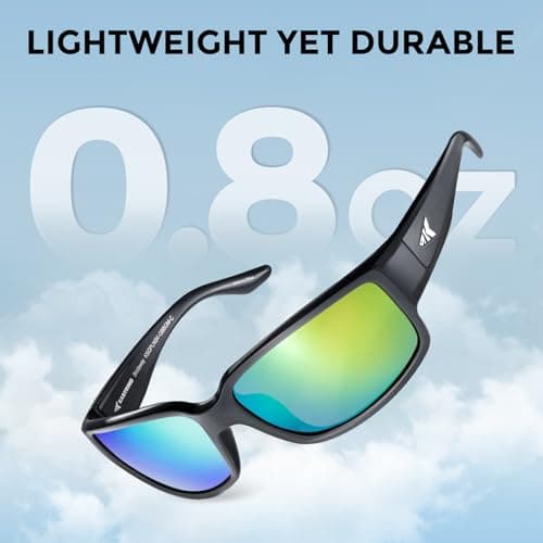 KastKing Skidaway Polarized Sport Sunglasses for Men and Women,Ideal for Driving Fishing Cycling and Running,UV Protection