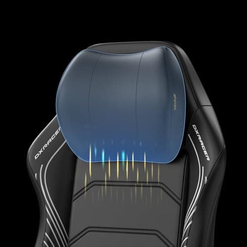 DXRacer Master XL Video Gaming Chairs for Adults, Ergonomic Reclining Computer Gaming Chair, Racing Style Height Adjustable (EPU Leatherette, Black Line)