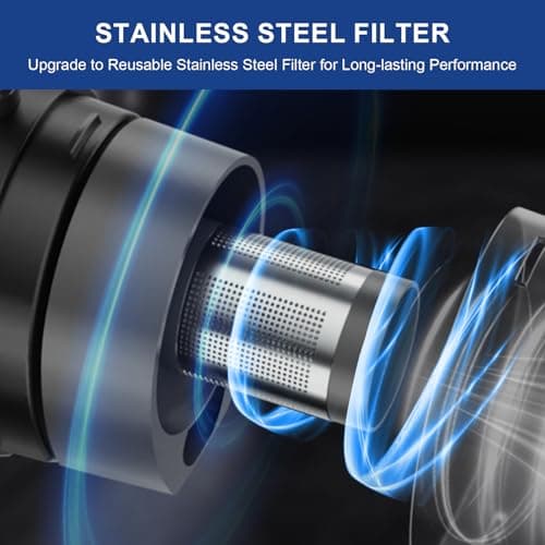 SOWTECH Corded Vacuum Cleaner, Super Power Suction Stick Vacuum Cleaners for Home, 6-in-1 Lightweight Hard Floor Vacuum Removable Handheld Vac, Portable Vacuum for Pet Hair