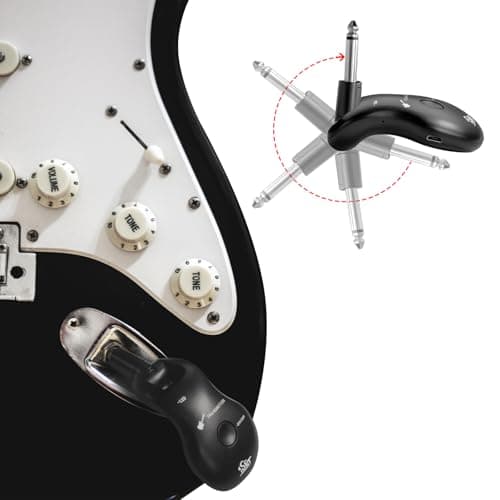 Distance Only 3-5 Meters Wireless System UHF Guitar Transmitter And Receiver Instead Of Cables Distance 5 Meters For Beginners