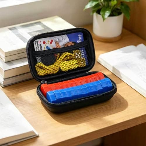 Magnetic Chess Game with Dice, 24 Stones & Black Troublemaker, Updated Family Board Games, Magnet Game with String,Magnetic Stones for Party, Travel & Camping, 2-4 Player Games for Kids & Adults
