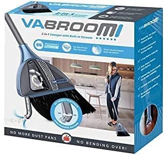 Vabroom Cordless 2-in-1 Sweeper with Built-In Vacuum