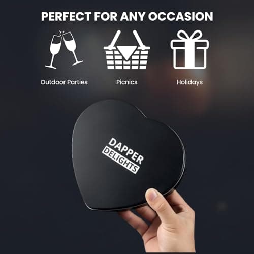 Kiri & Sons Soft Chewy Caramel Whiskey Candy, Premium Gourmet Tin Gift for Father's Day, Black Tin – Salted Caramel