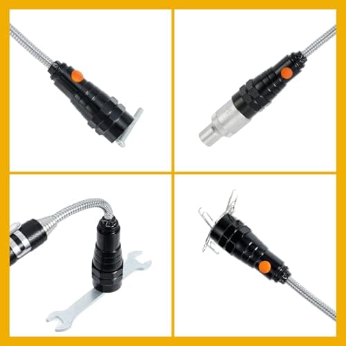 Magnetic Pickup Tool, Gifts for Men, Telescoping Magnet Flashlight, Gifts Idea & Stocking Stuffers for Men, Teen Boys, Mechanic, Boyfriend, Christmas Gifts for Dad, Husband, Father, Black