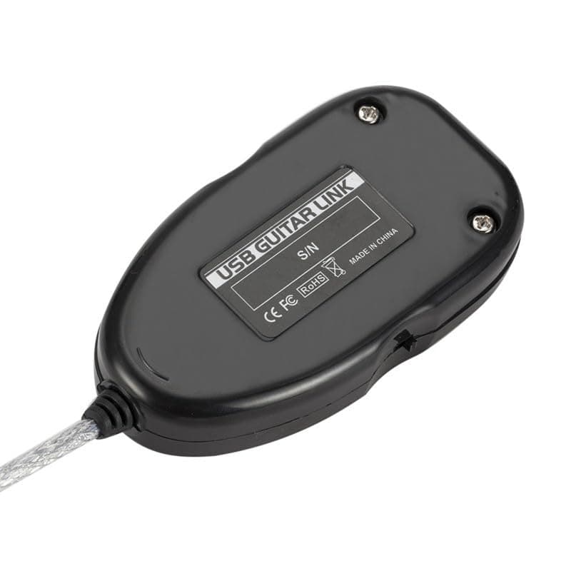 Vay Forwarg usb guitar audio audio effect guitar computer connection cable recording cable 4.5ft (black)