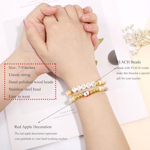 Teacher Gifts for Women, Thank You End of Year Appreciation Gifts for Teachers from Student Set of 9