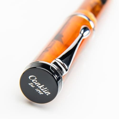 Conklin Duragraph Ballpoint Pen in Amber – Luxury Writing Instrument with Warm Amber Finish, Best Gift for Professionals & Collectors