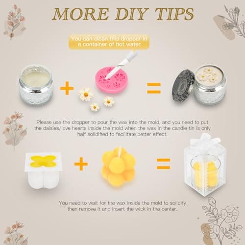 Candles Making Kit Supplies with Digital Soy Wax Melt Warmer Candle Making Complete Kit for Adults Beginners Starters WITOROR Candle Making Kit, Scented Candles Making Kit for Adults DIY B0D66WD6FG
