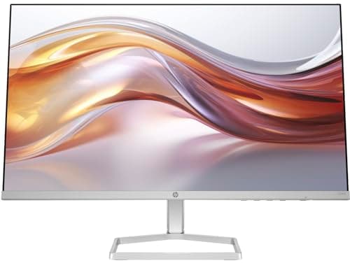 HP 24" 100Hz 300 nits IPS FHD (1920x1080) Monitor (Replaces M24f) w/Docztorm Hub USB Port Expander, Flicker-Free, Adjustable Tilt, 1x HDMI 1.4, 1x VGA, Black/Silver (2026 Latest Model)